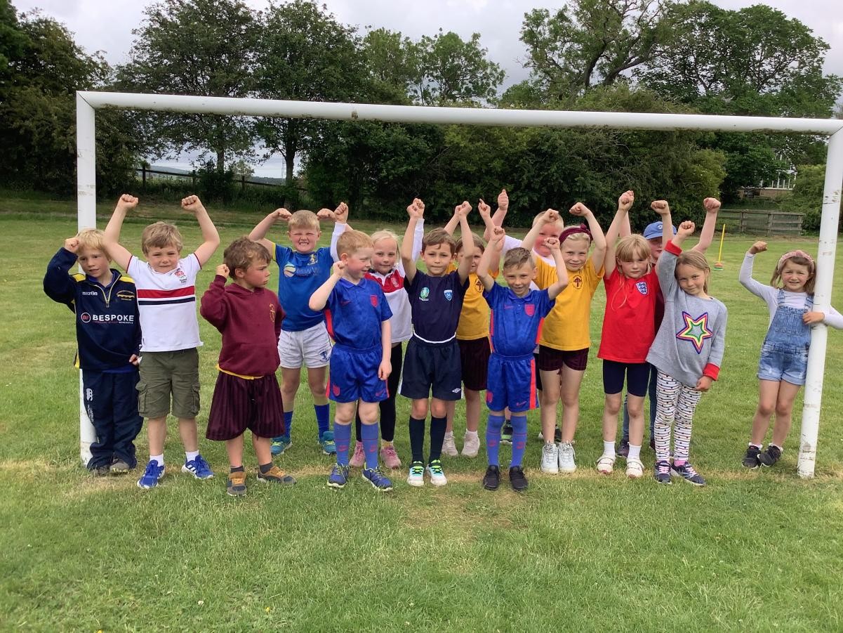 Our own 'Whittingham Euro's' in our class bubbles.