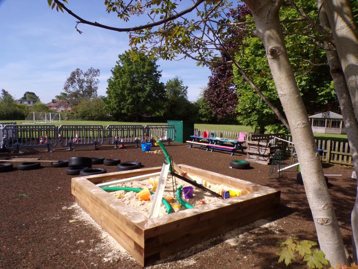 The big sandpit.