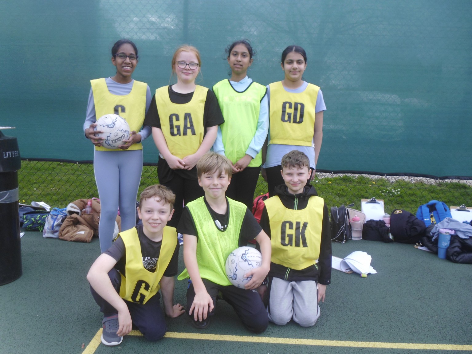 Year 6 netball