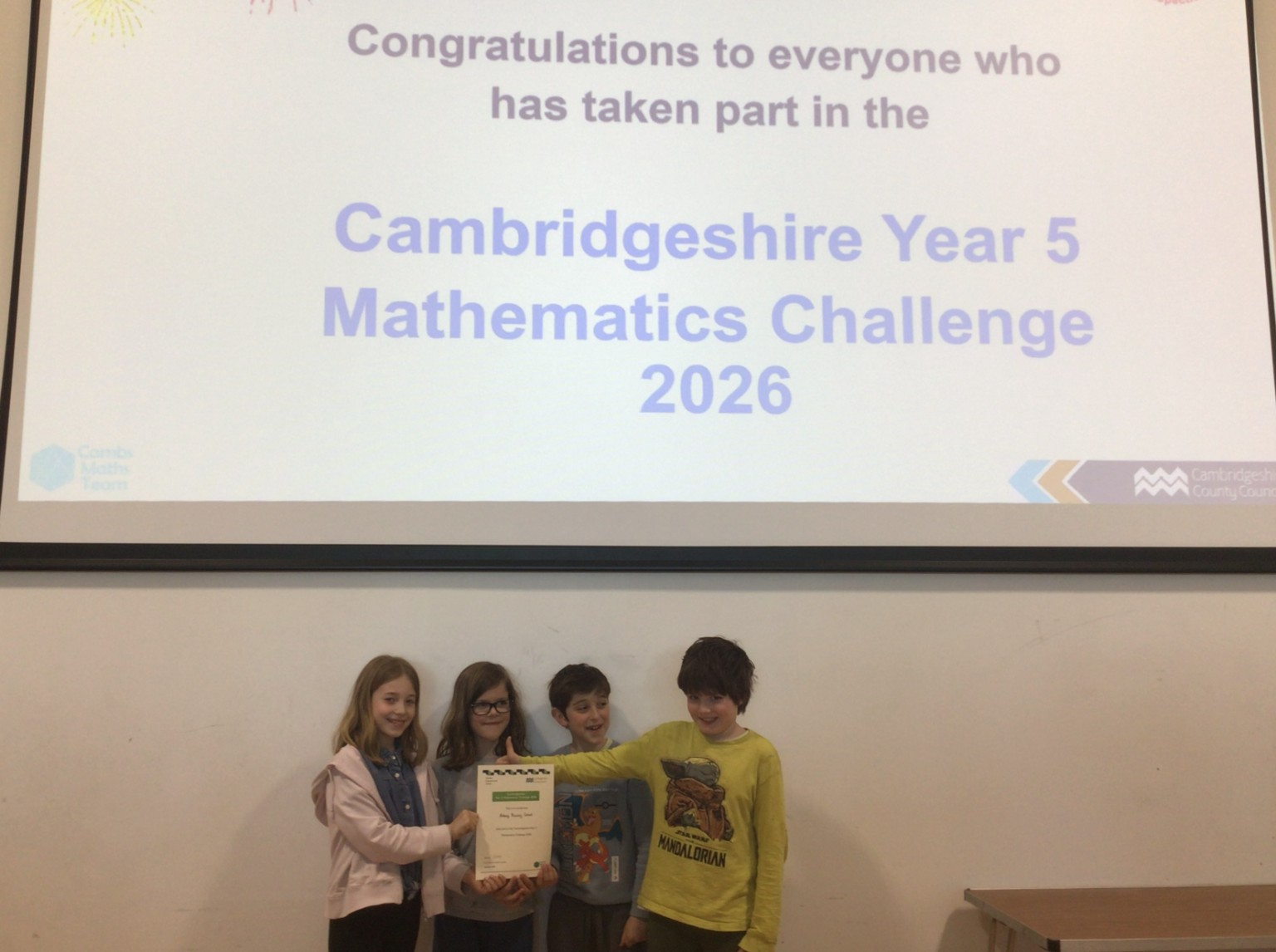 Year 5 maths challenge