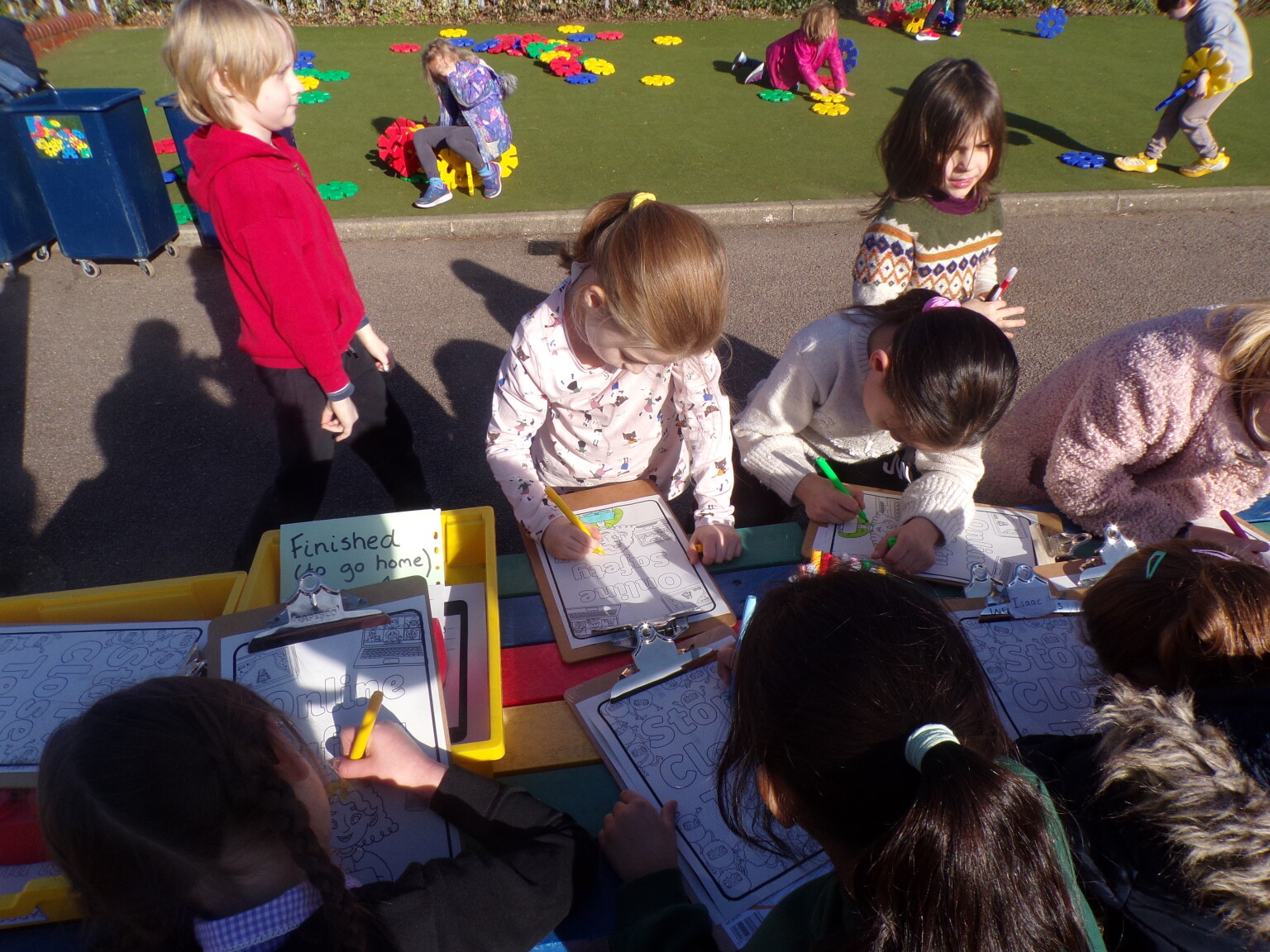 We always have books out to enjoy. 