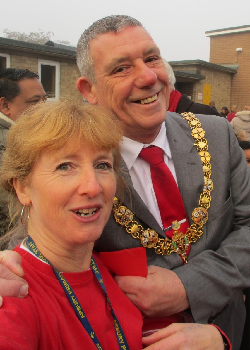 Our Mayor visited for Show Racism The Red Card day.