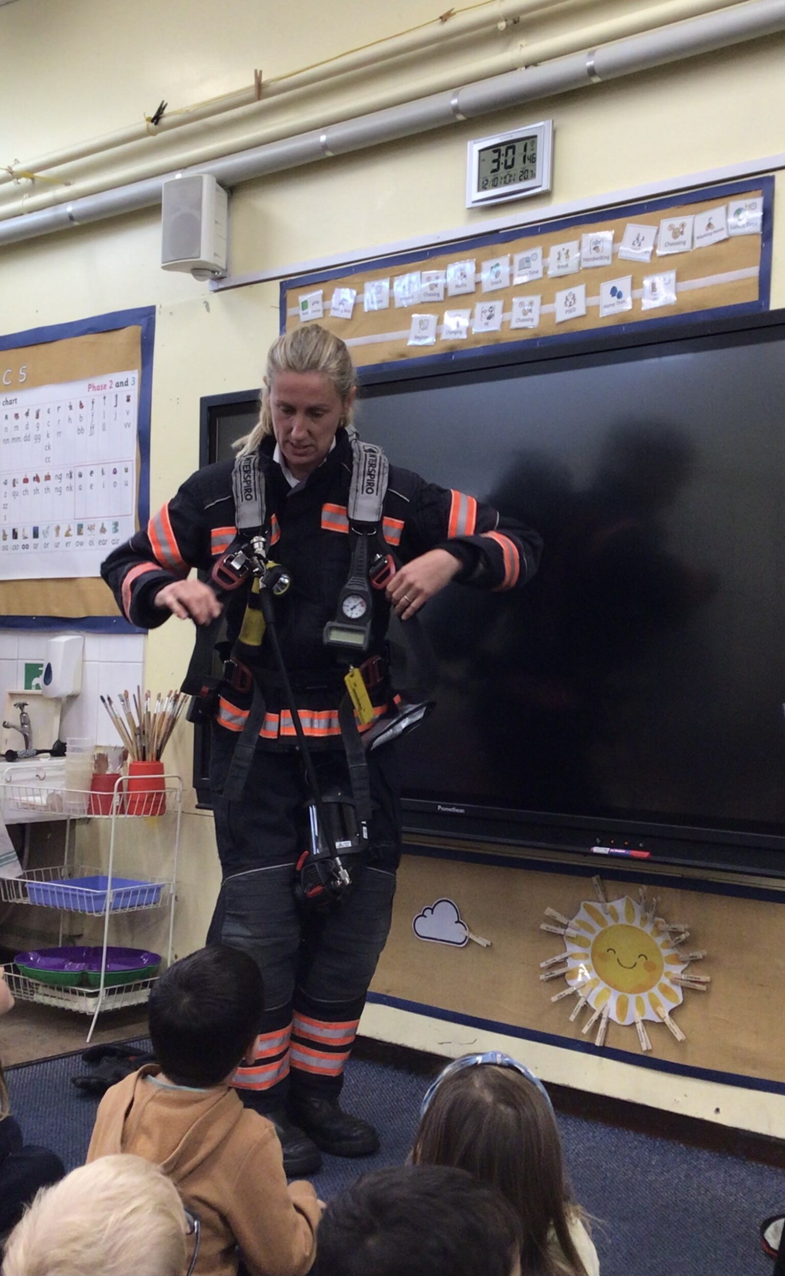 EYFS Firefighter Visit 