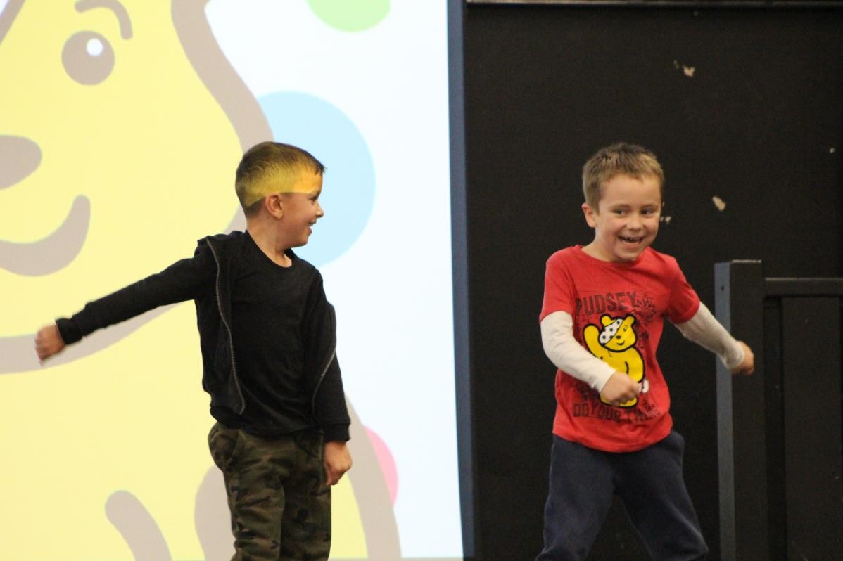 Showcasing individual skills and talents in the annual talent show. 