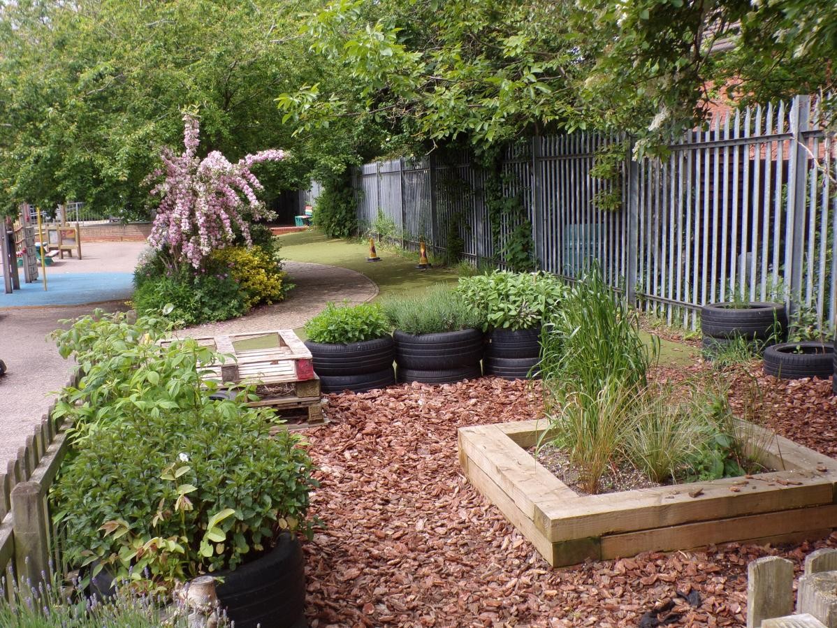 Our sensory garden is always open to the children to enjoy at playtimes. 