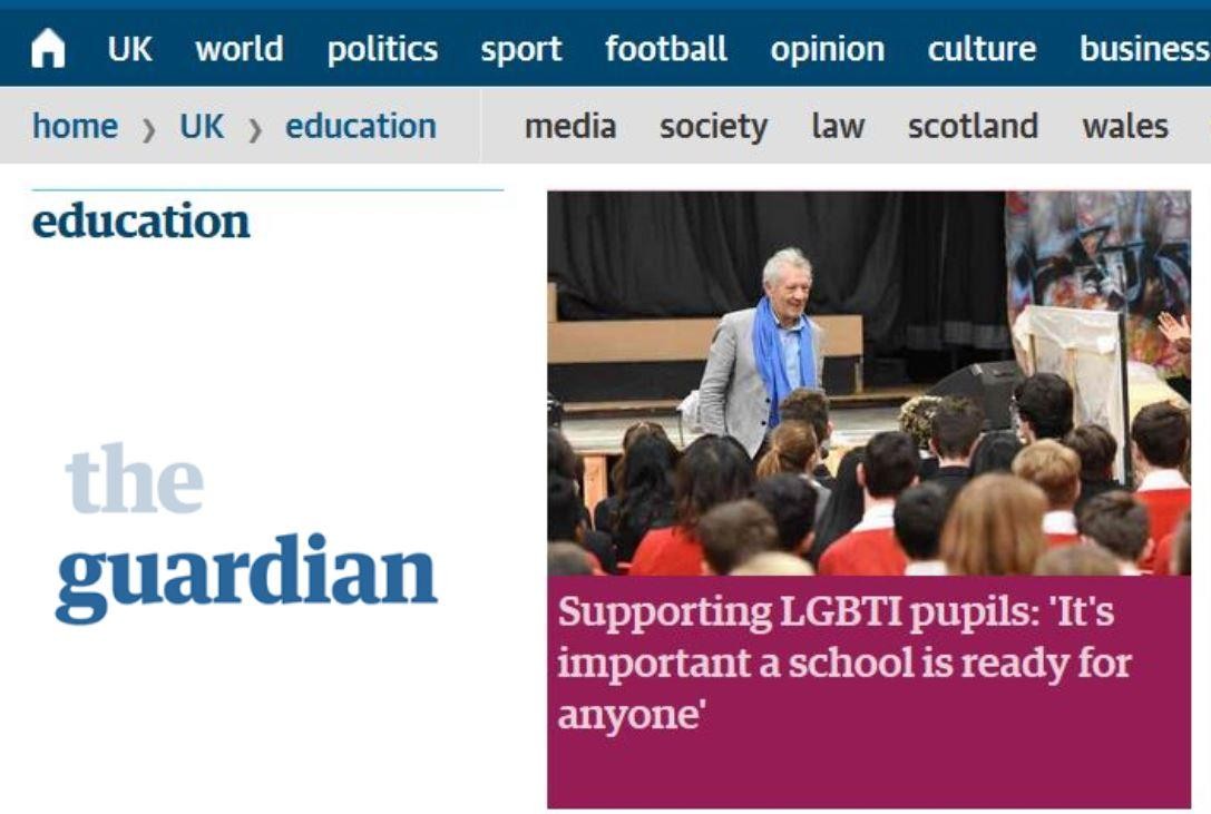 Item in The Guardian