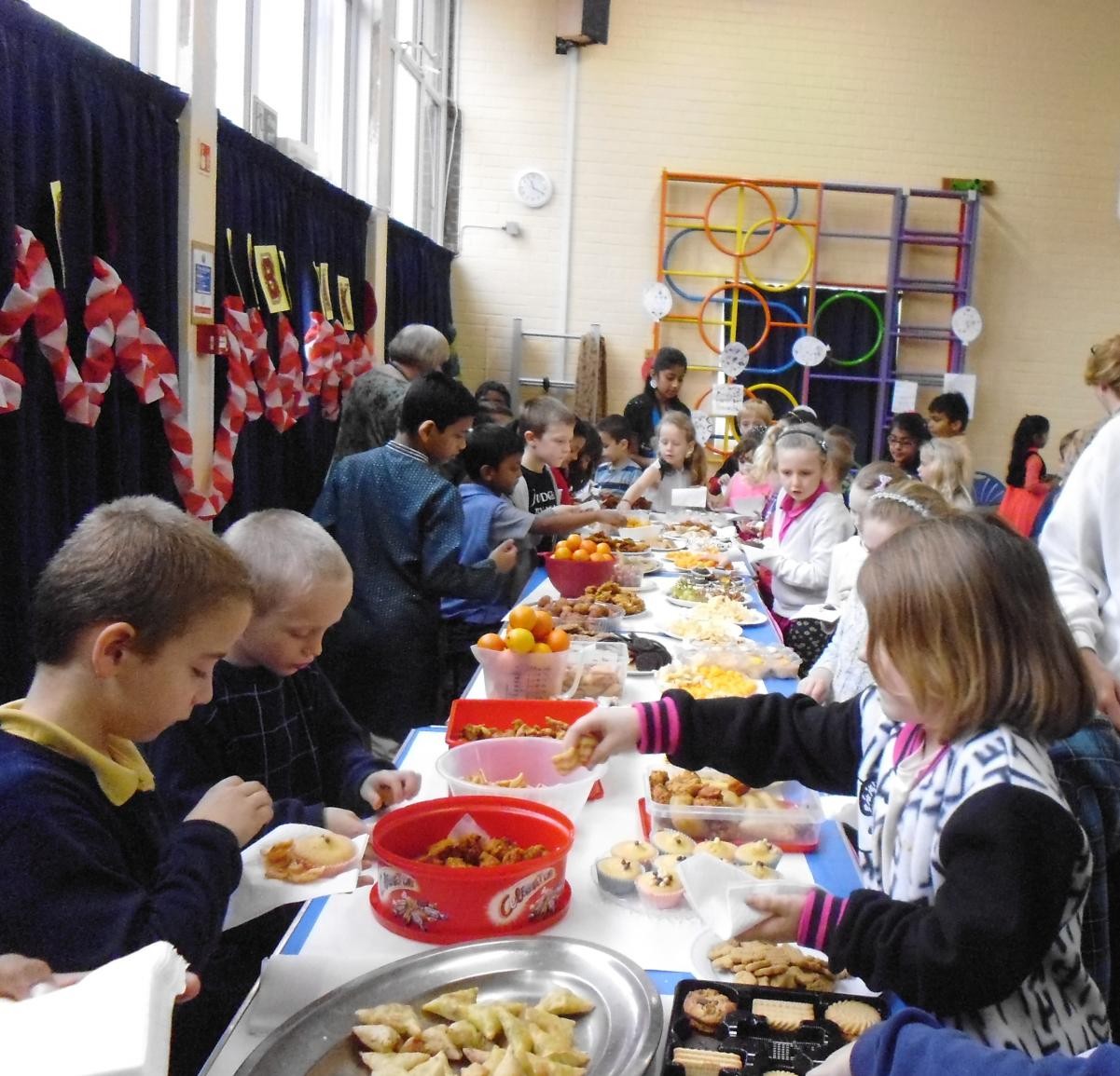 Our whole school Eid party including parents/carers.