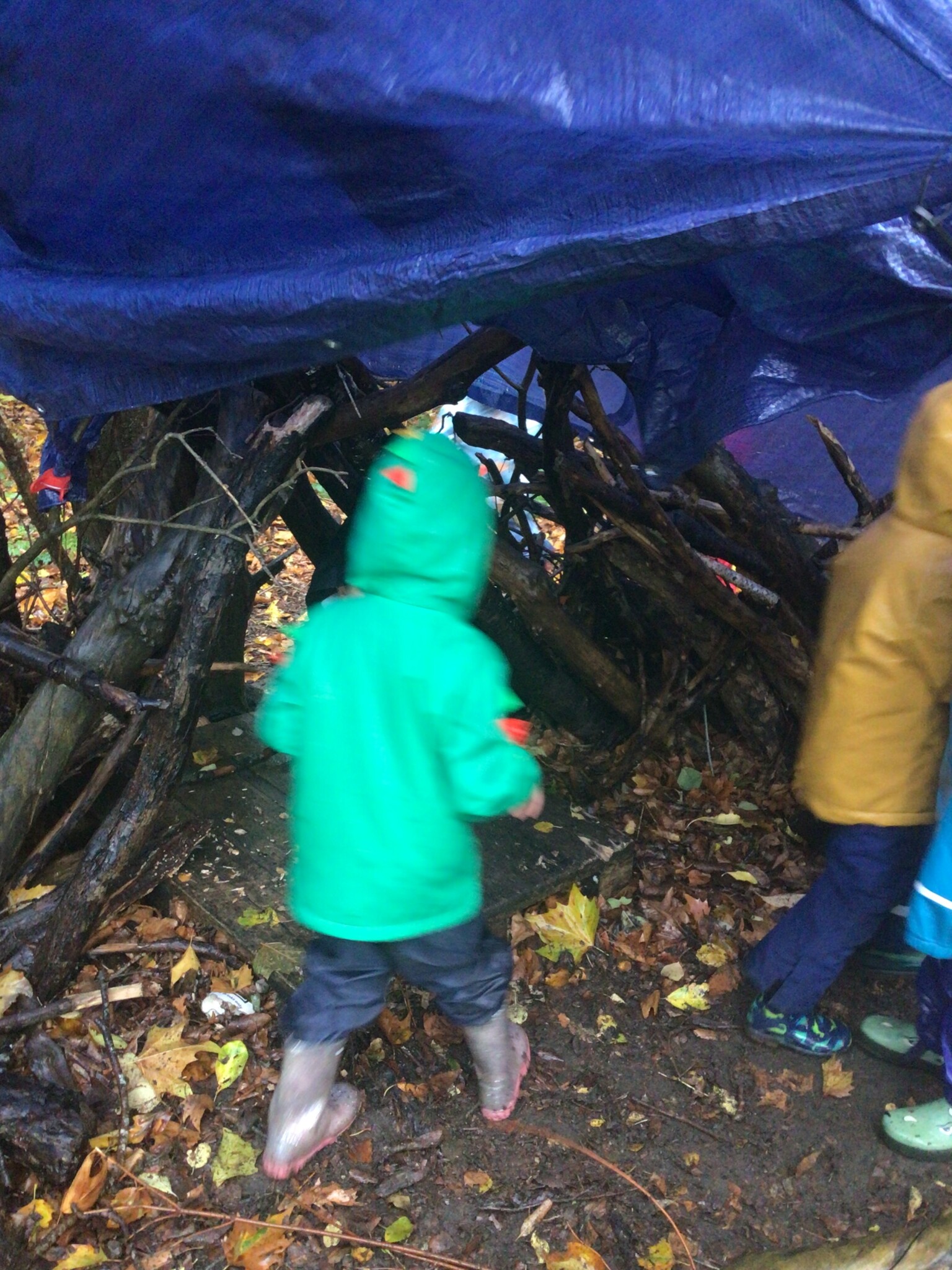Den building in EYFS