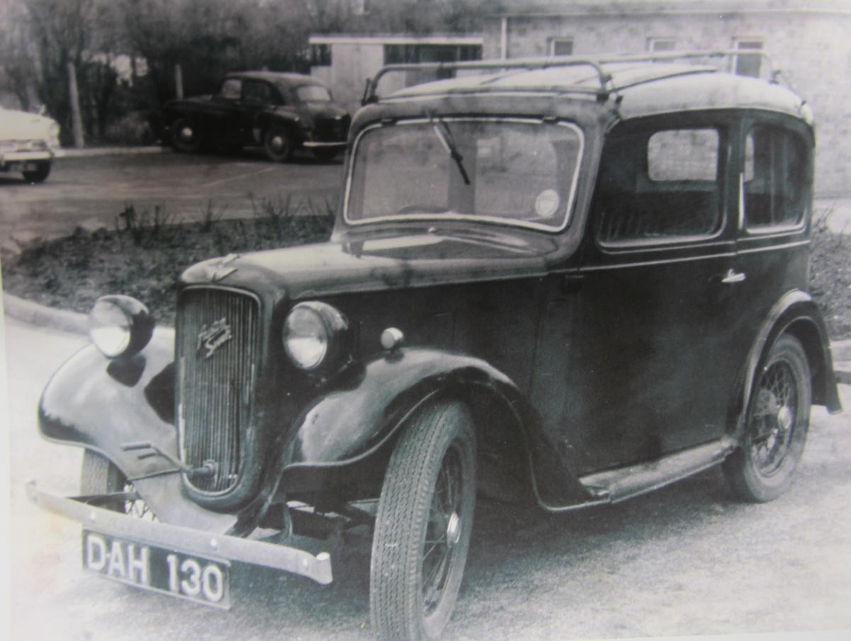 Pictures from old photo albums found in school. Do you recognise the car park? What is different?