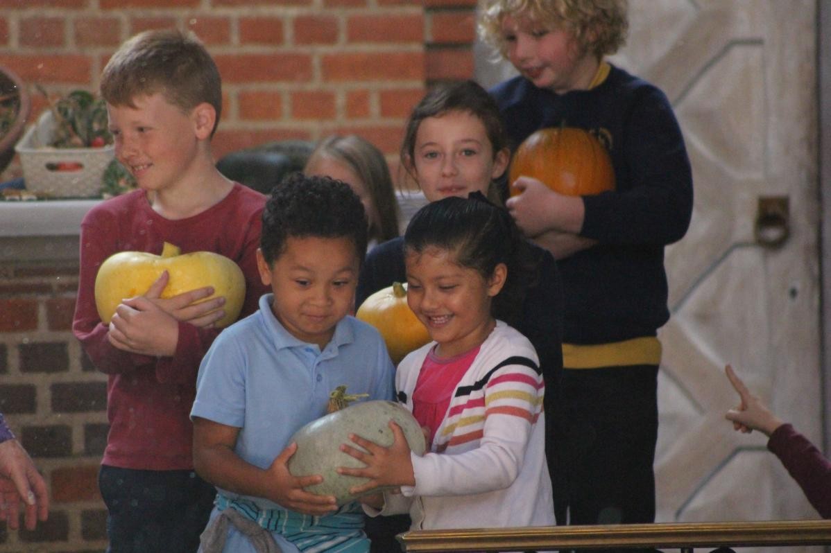 Harvest festival at the church.
