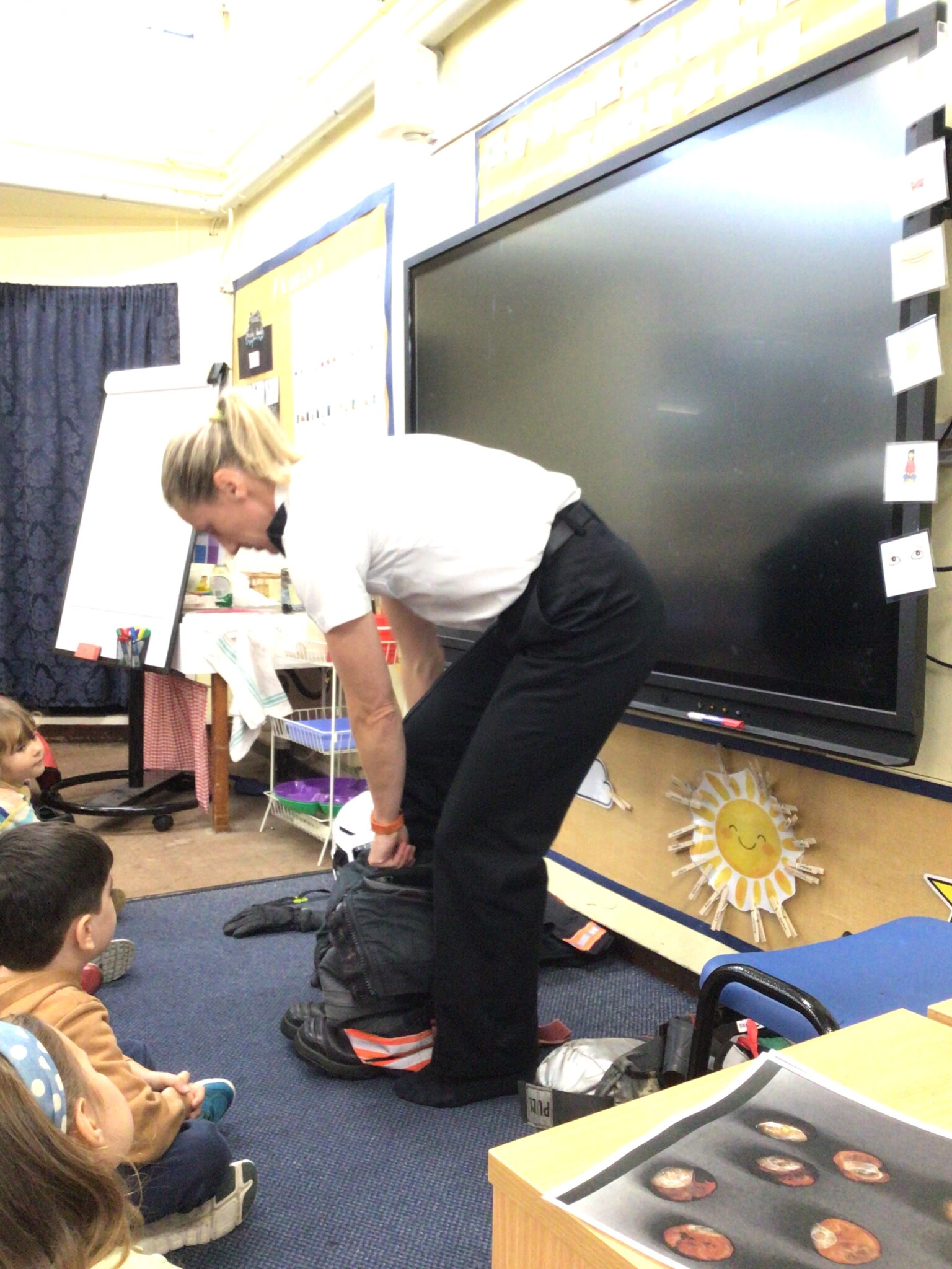 EYFS Firefighter Visit 
