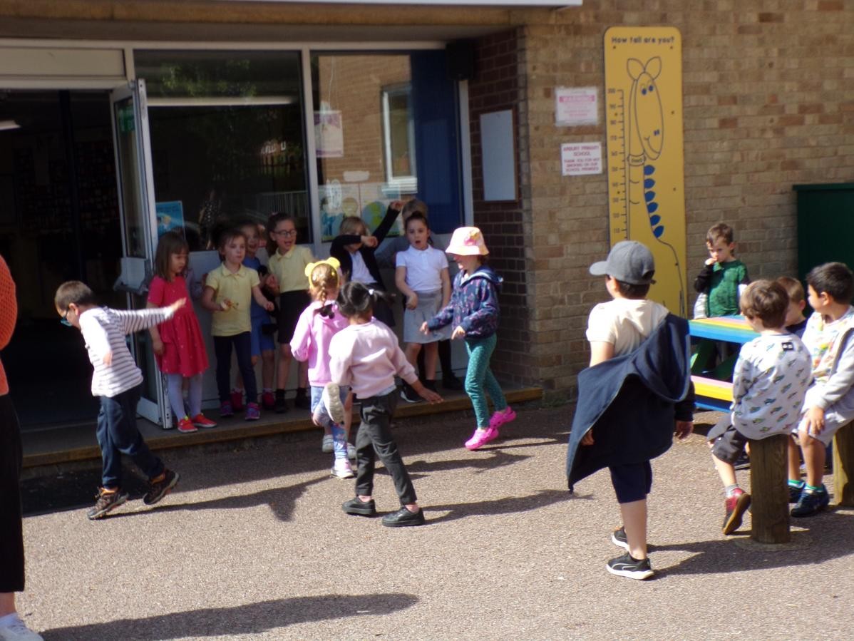 We play music and many of our children love to dance! 