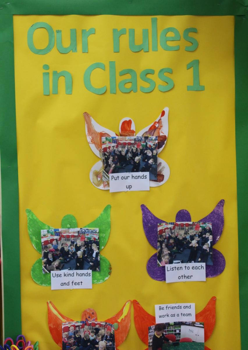 Our class rules keep us safe and happy in our learning.