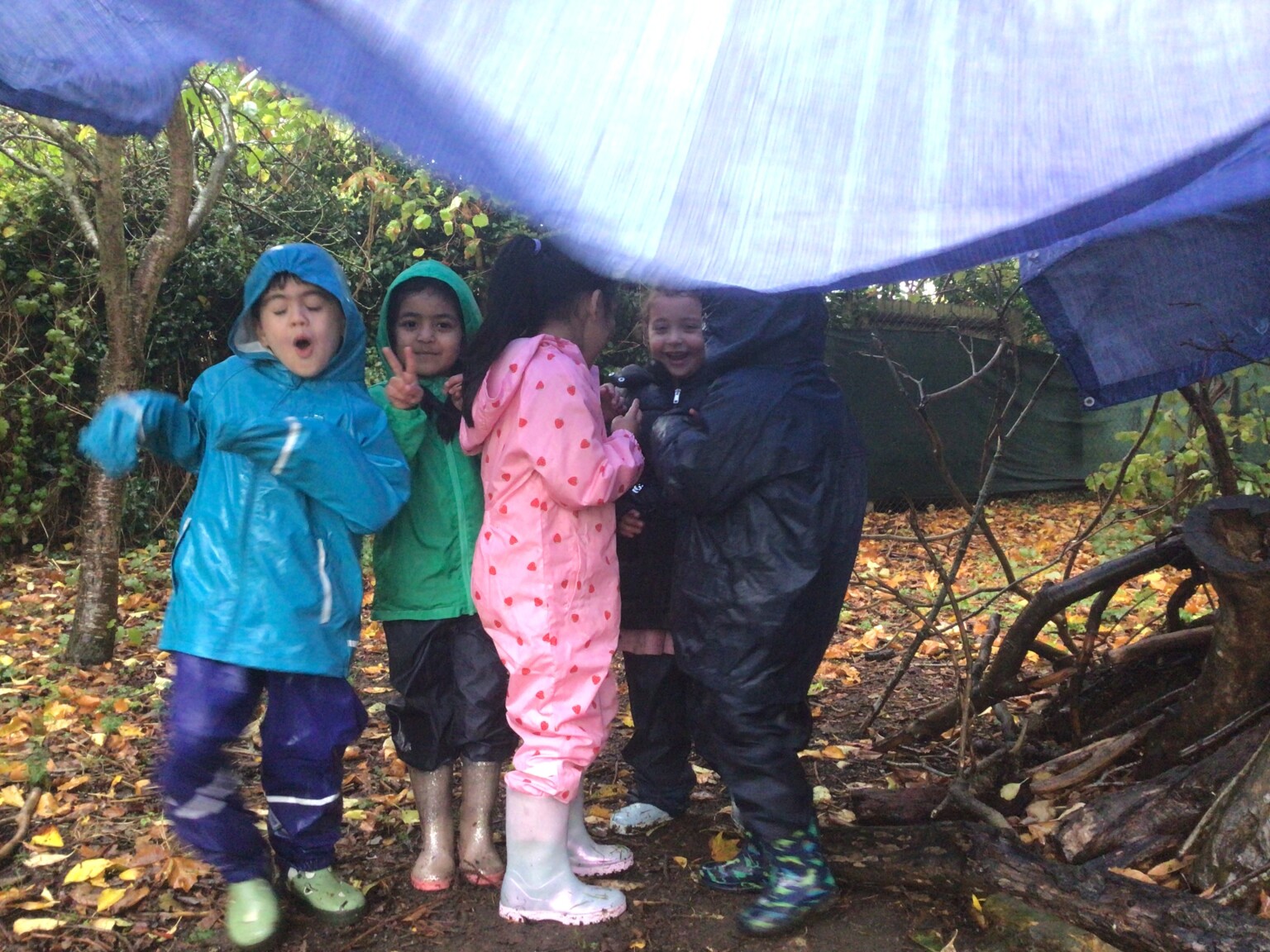 Den building in EYFS
