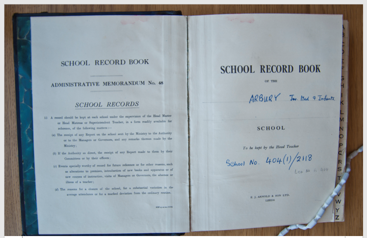 The Head Teacher's School Record Book. 