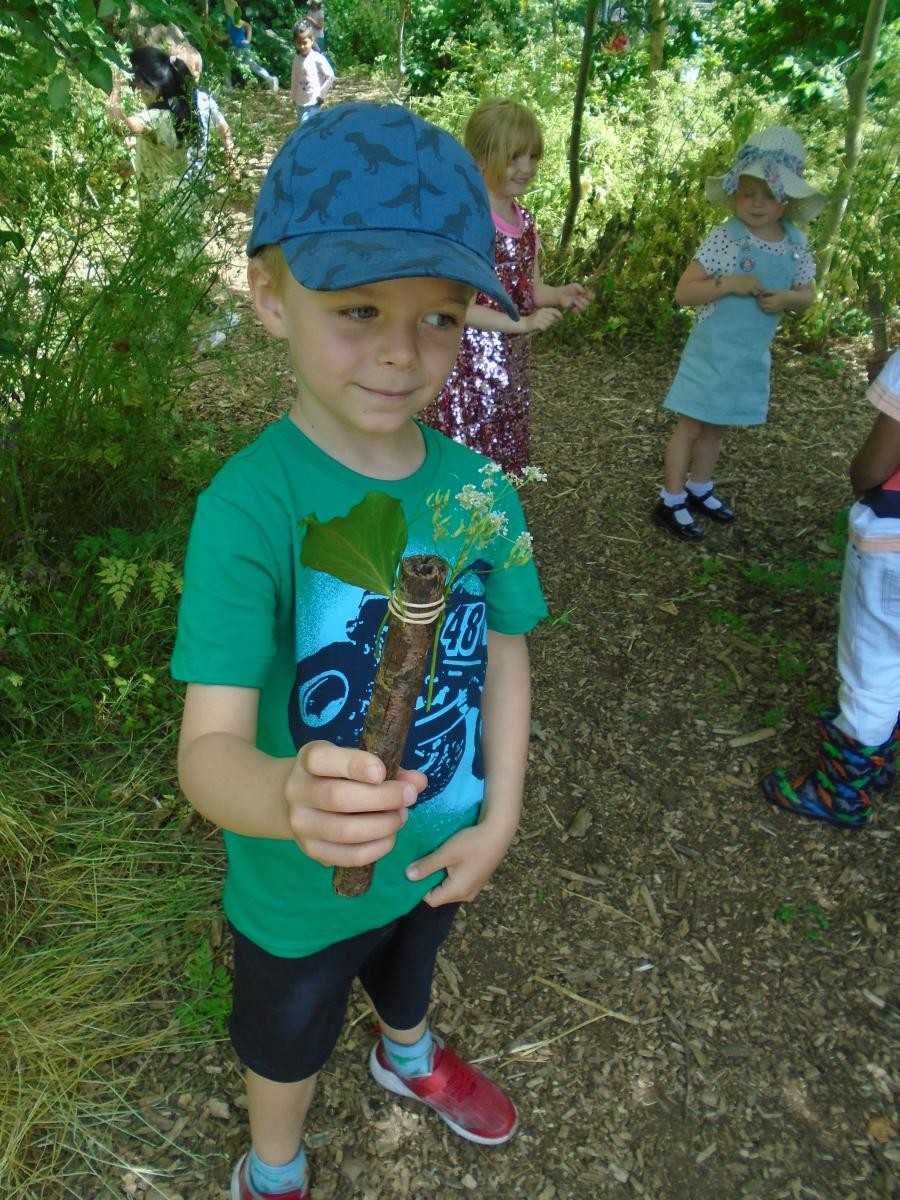 Making nature wands