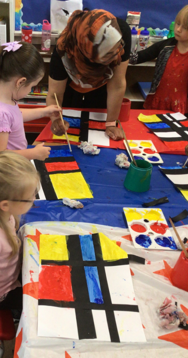 Mondrian art