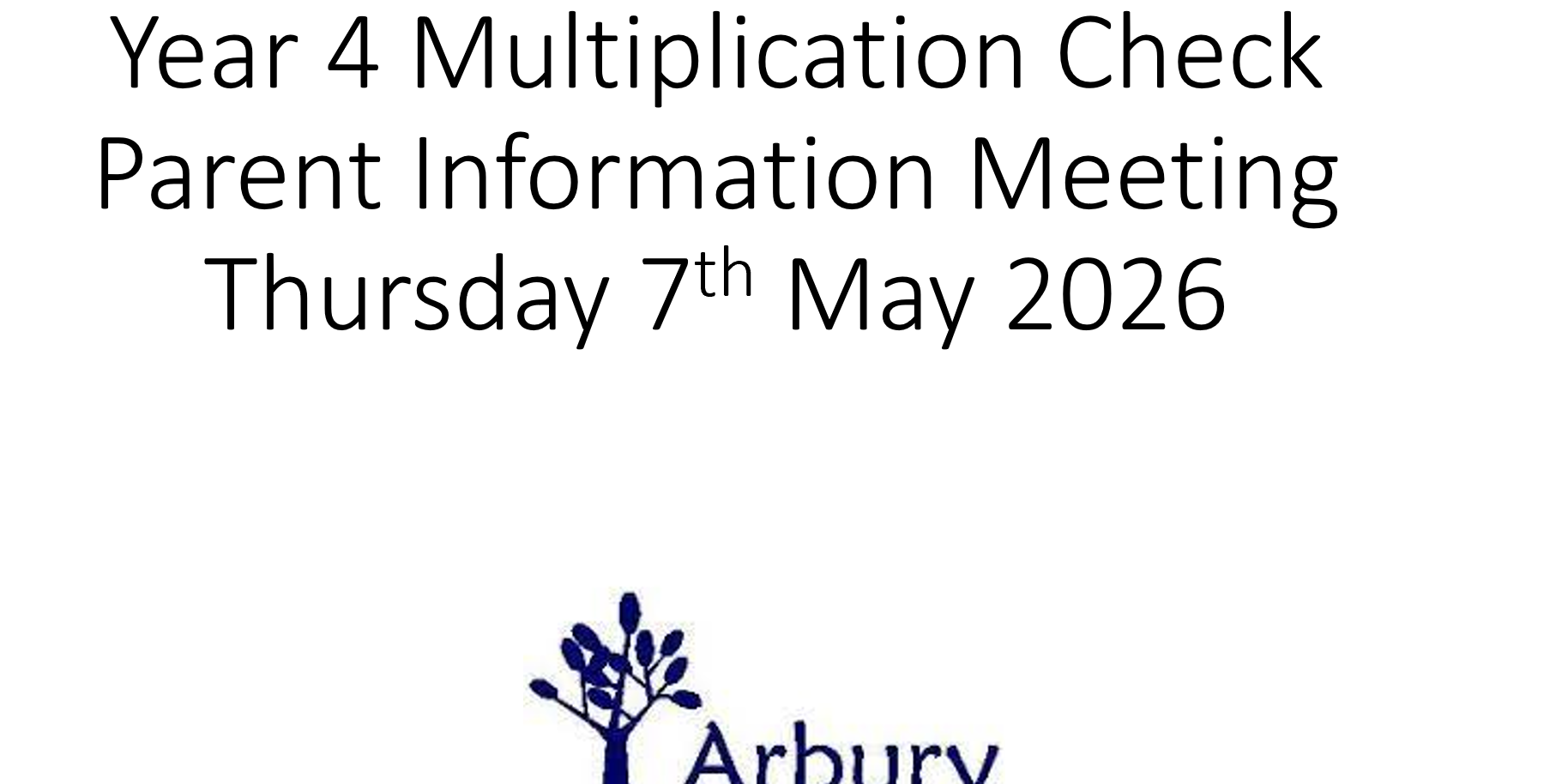 Year 4 MTC PowerPoint