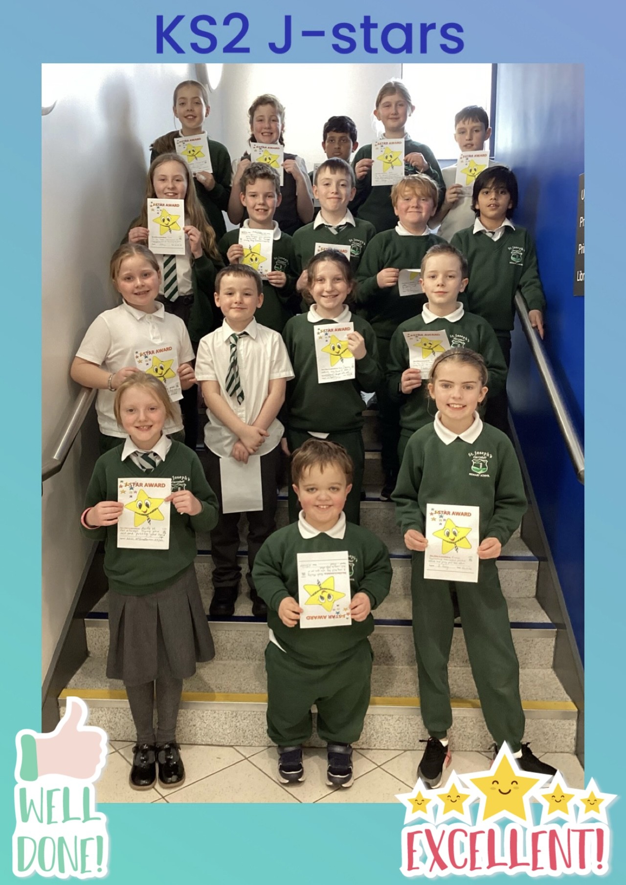 Congratulations to out Key Stage 2 J-Stars