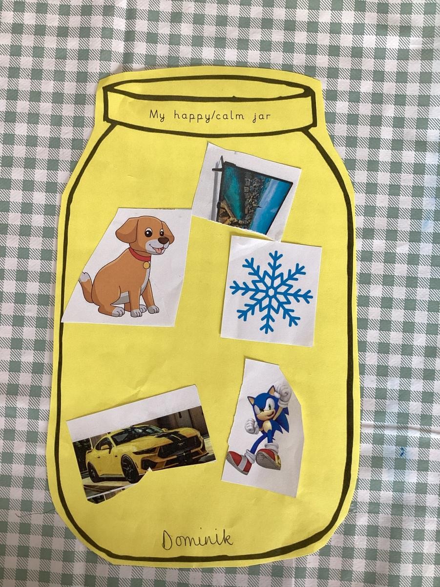 Cutting and sticking things that make me happy.