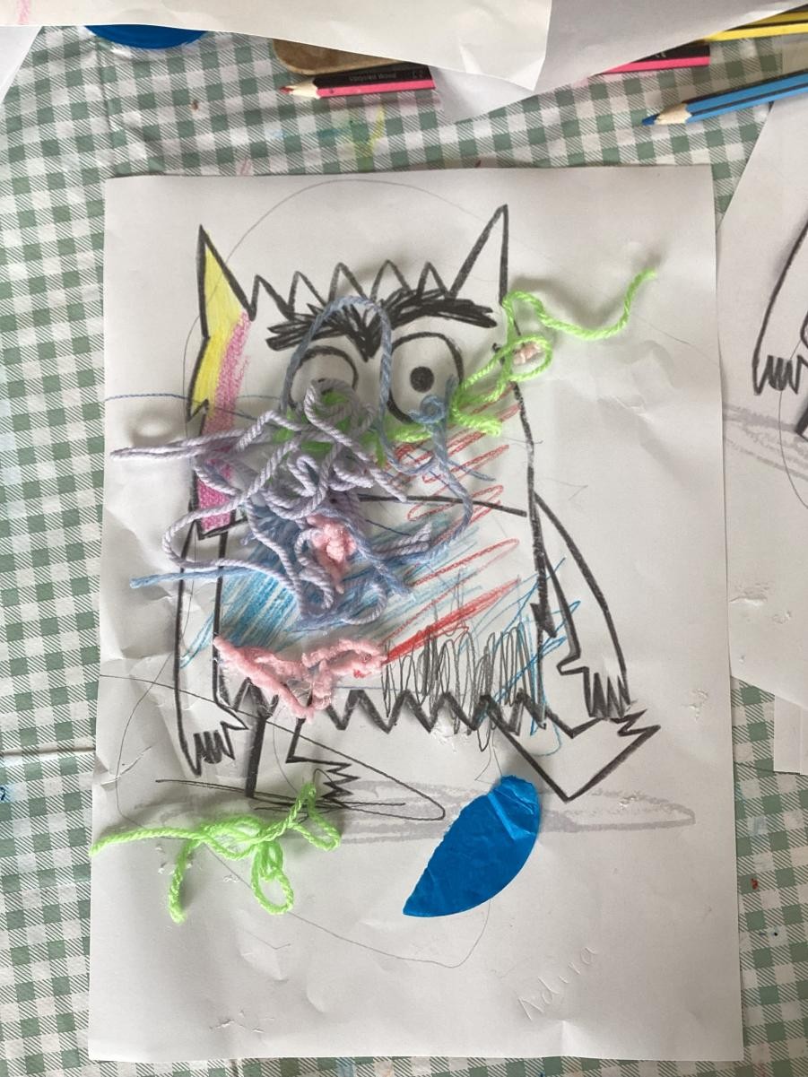 How is the Colour Monster feeling? He seems a bit muddled.