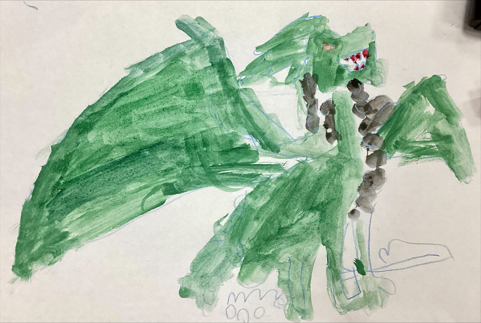 Dragon painting