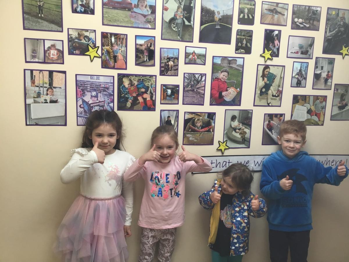 These children were the winners of our  reading competition. They each won a £10 book token.