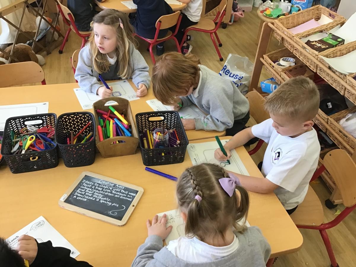 Our F2 children designed their own healthy lunchbox to help Jigsaw Jeni.