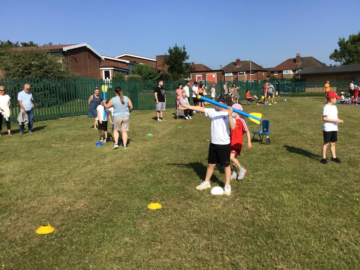 We enjoy exercising our bodies on Sports Day. Even though some of the activities were a bit tricky-we persevered!