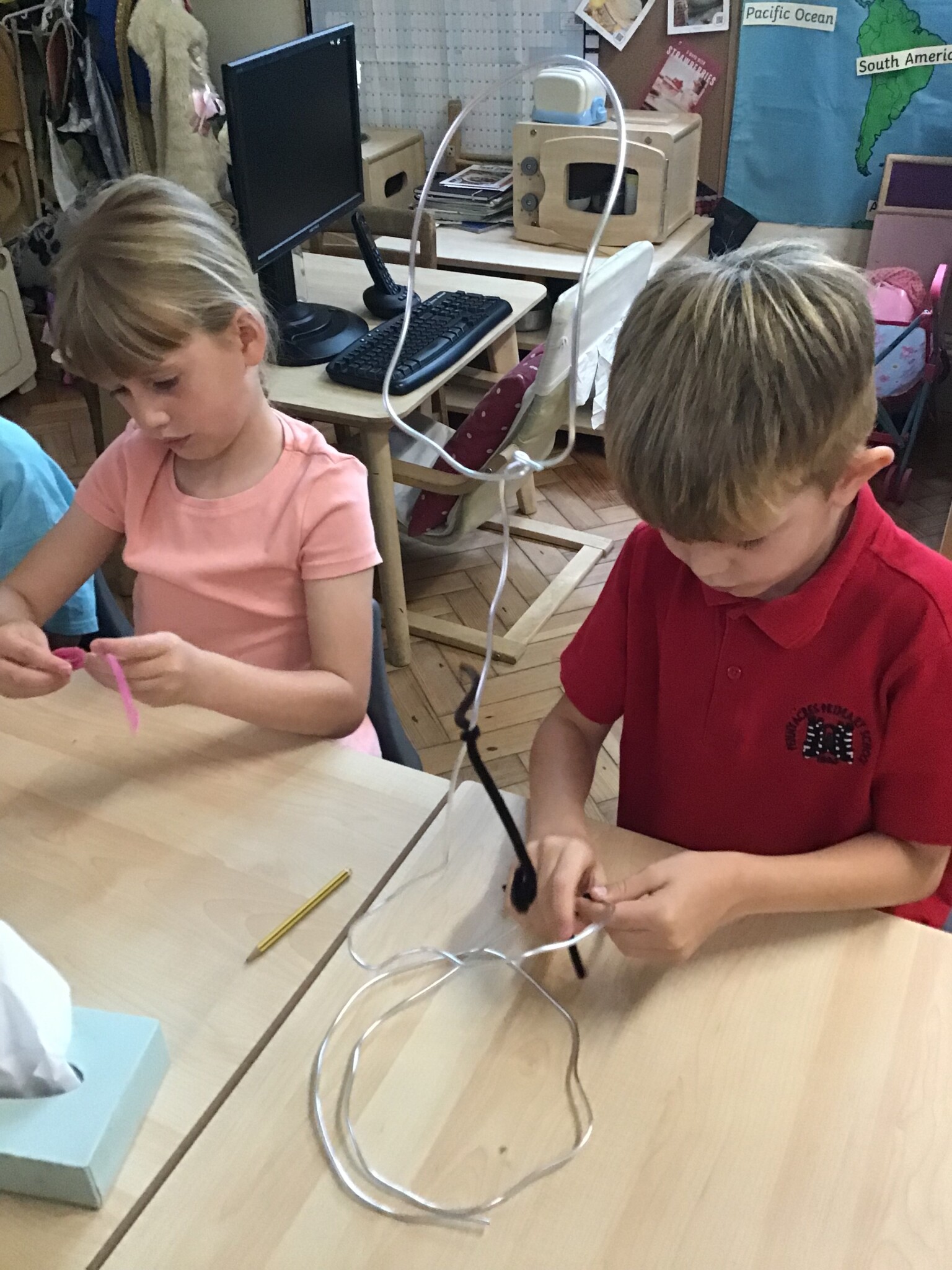 Wire sculptures 