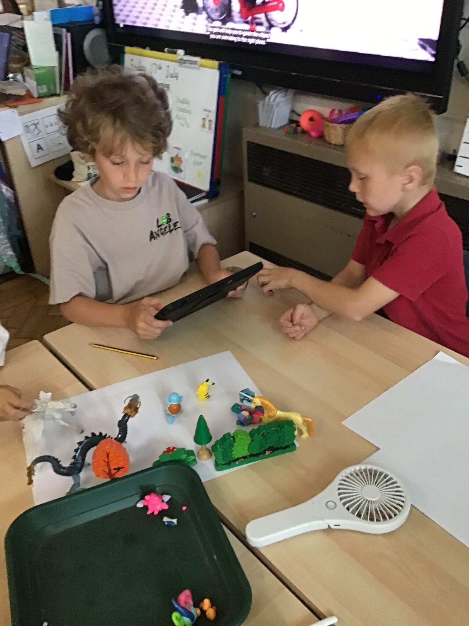 Making our stop motion videos