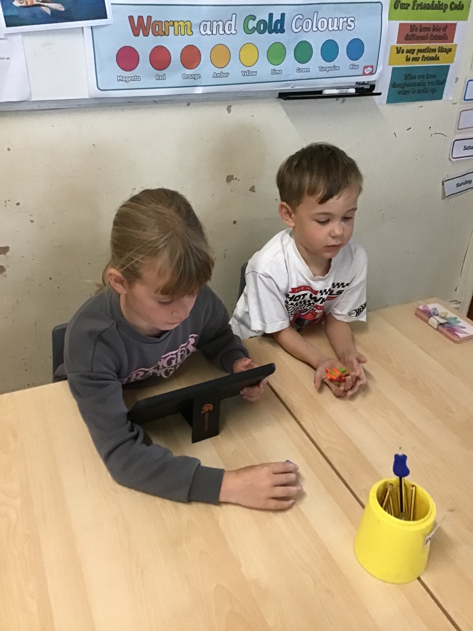 Making our stop motion videos