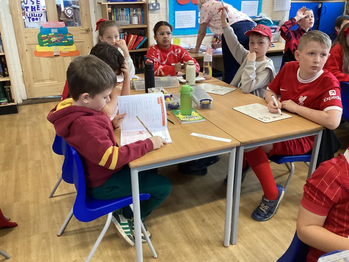Pupils in red for Red Nose Day