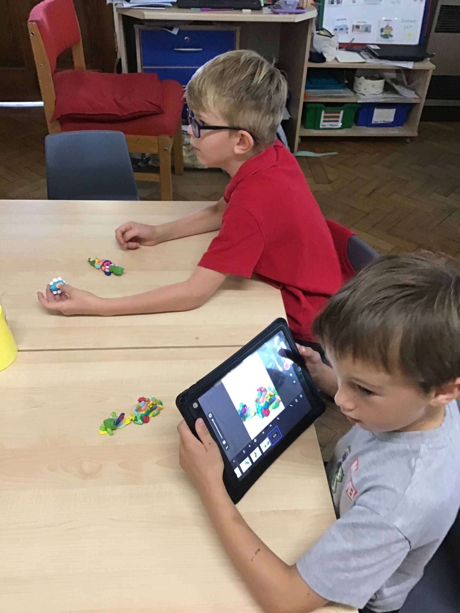 Making our stop motion videos