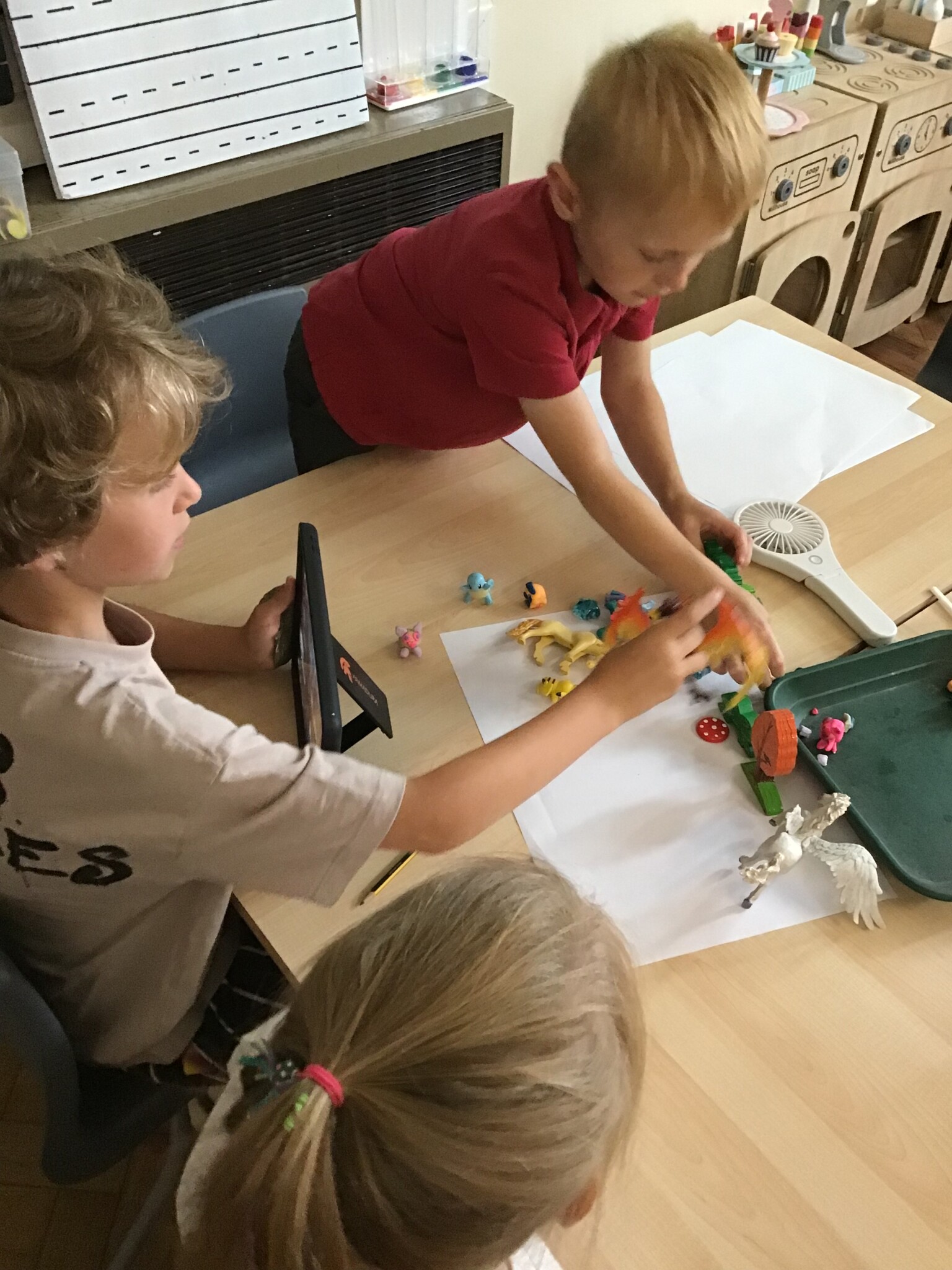 Making our stop motion videos