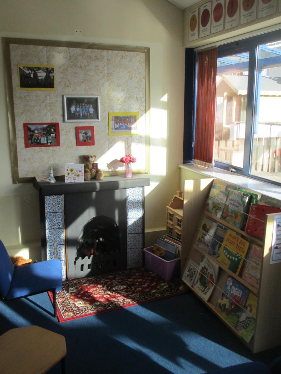 This is our cosy sitting room book corner, keep your eyes peeled as this area may change leading up to Christmas.