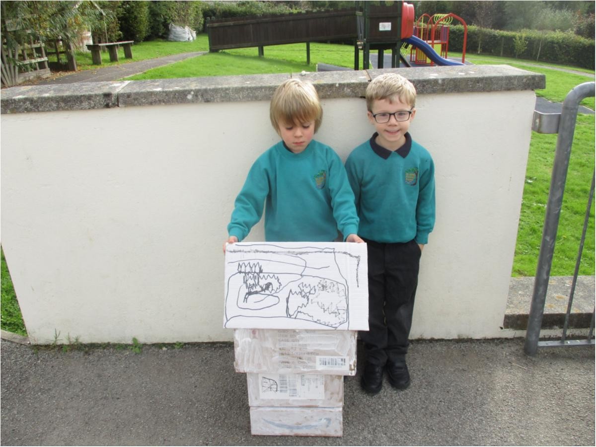 Loveny Class built houses to represent London in 1666.