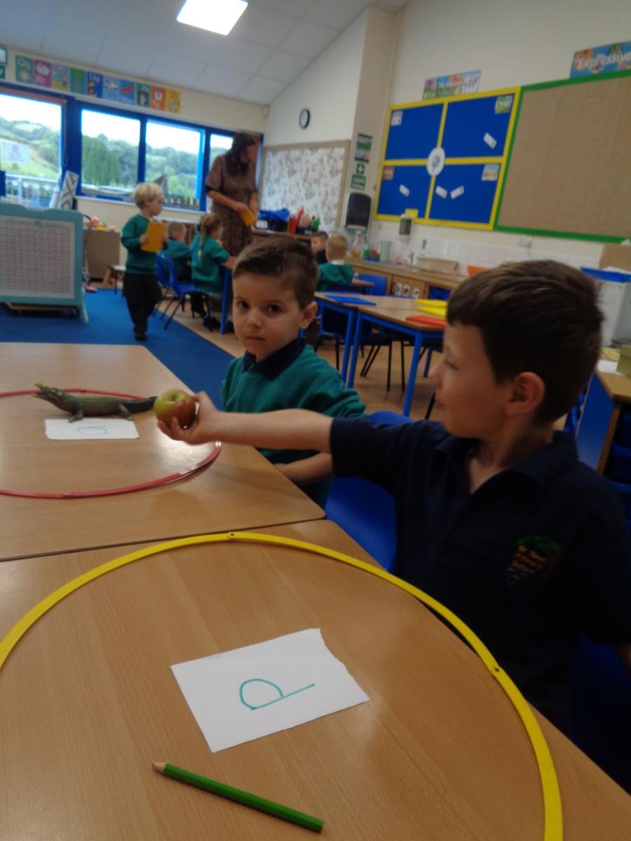 Apple begins with 'a'