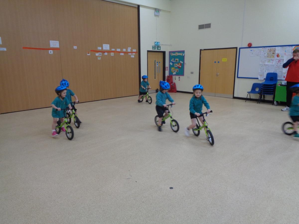 All the children in Dewey Class had Bikeability sessions. 