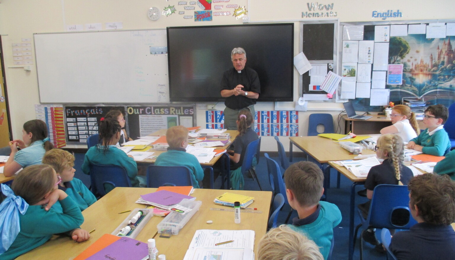 Father Garry RE visit