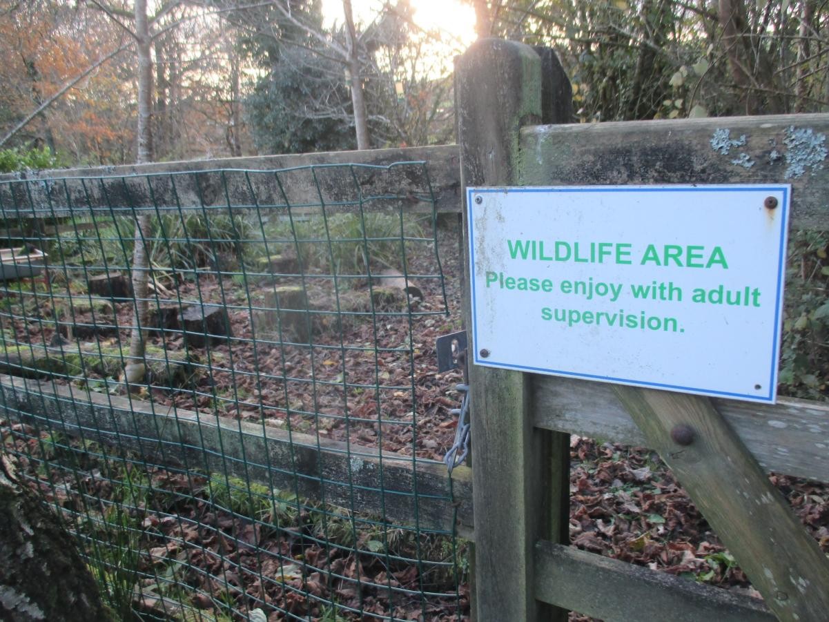 We have a wildlife area.