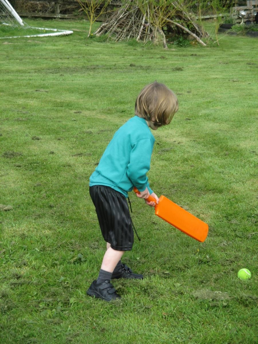 The whole school enjoyed a day of cricket.