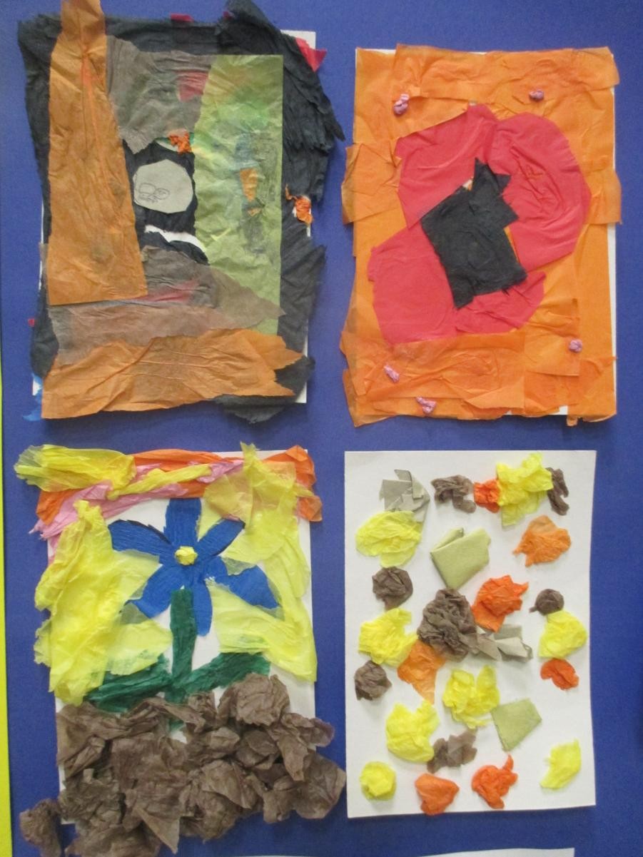 Treverbyn created collages to represent a person or animal who was special to them in their latest PSHE lesson. Their artwork was beautiful!