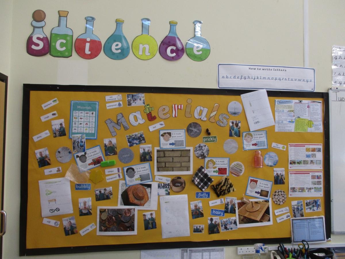 In science Loveny class are learning about different materials.