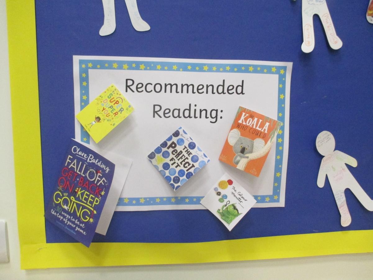 We have books that explore emotions for our KS1 children, plus a range of KS2 reads that feature mental health issues.