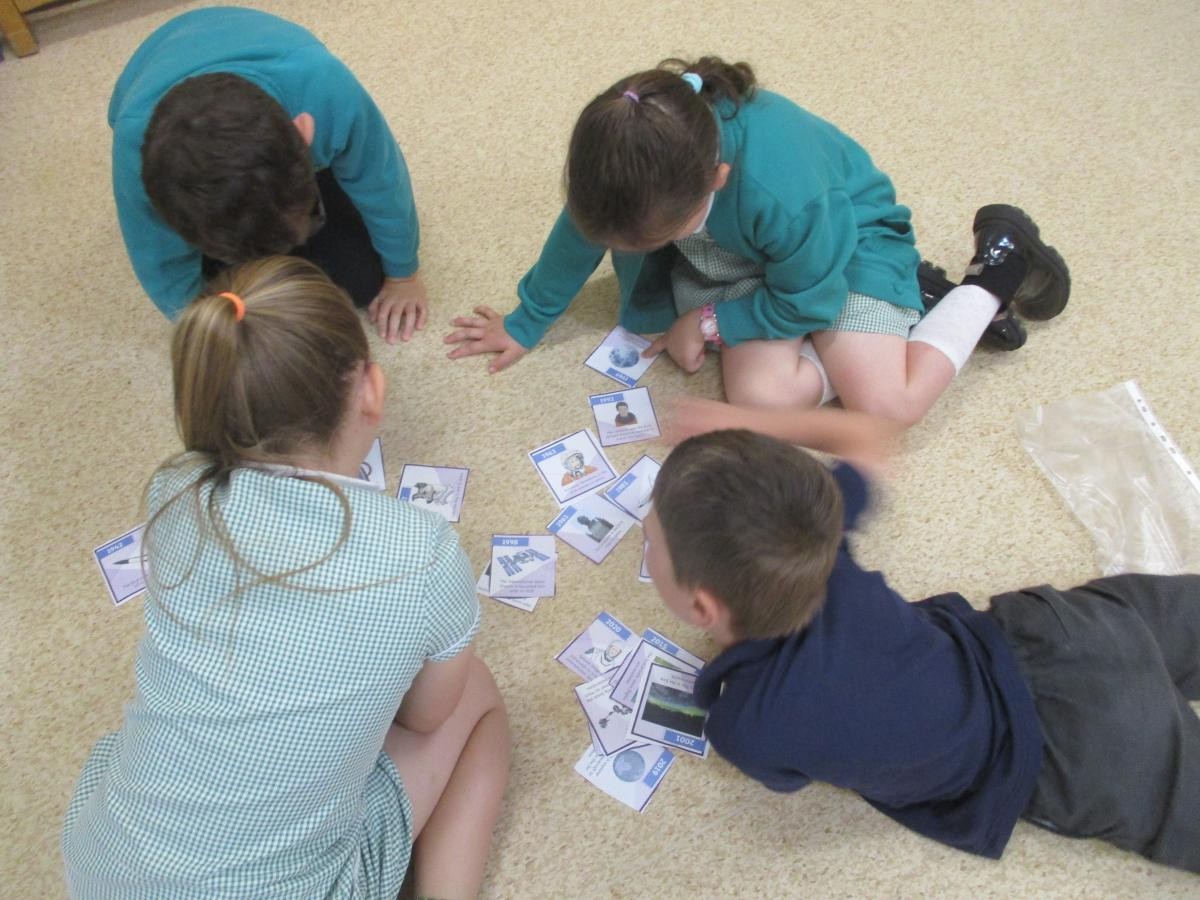 Loveny worked on a space timeline 