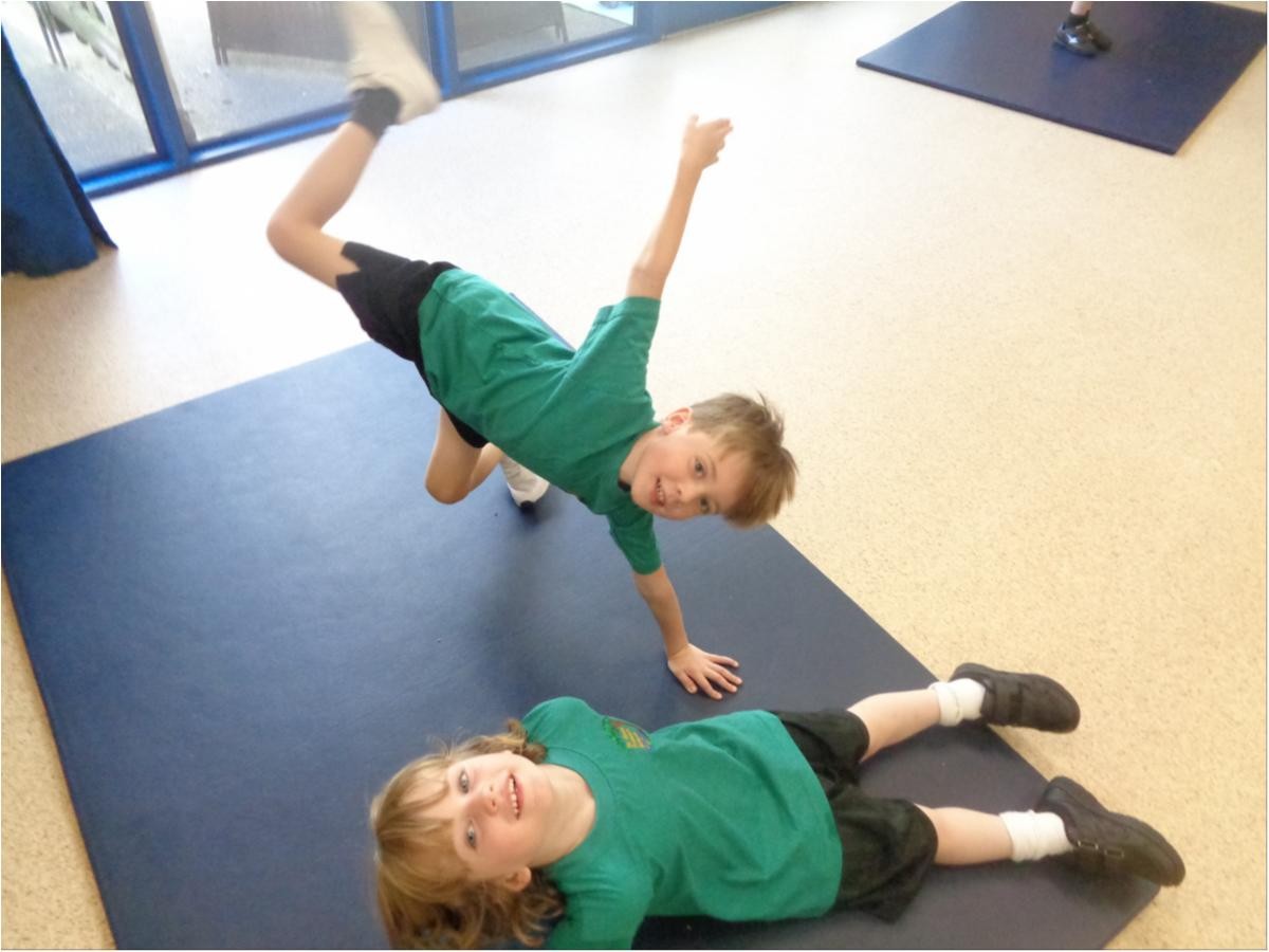 In P.E. we began by thinking about balances.