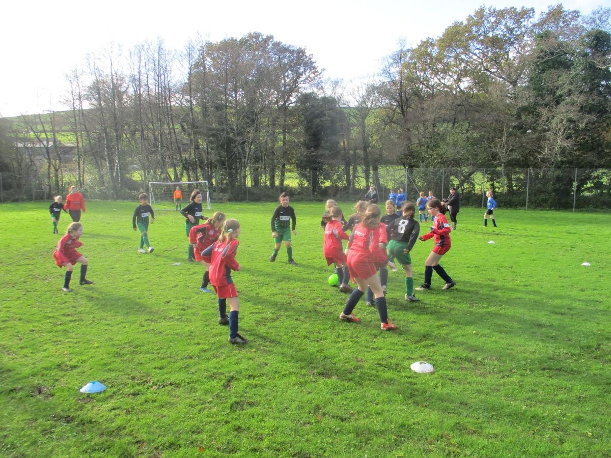 All of Fowey class competed in the Y5/6 football tournament with two other schools.