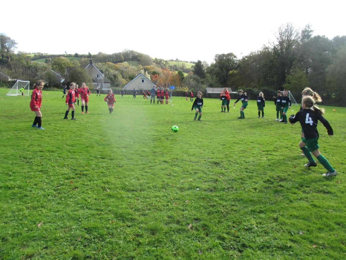 All of Fowey class competed in the Y5/6 football tournament with two other schools.