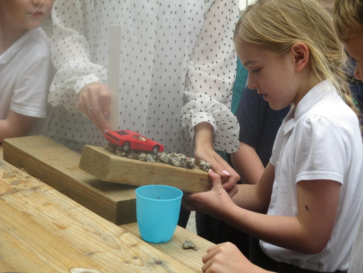 We tested a range of surfaces to see which provided the most or least friction.